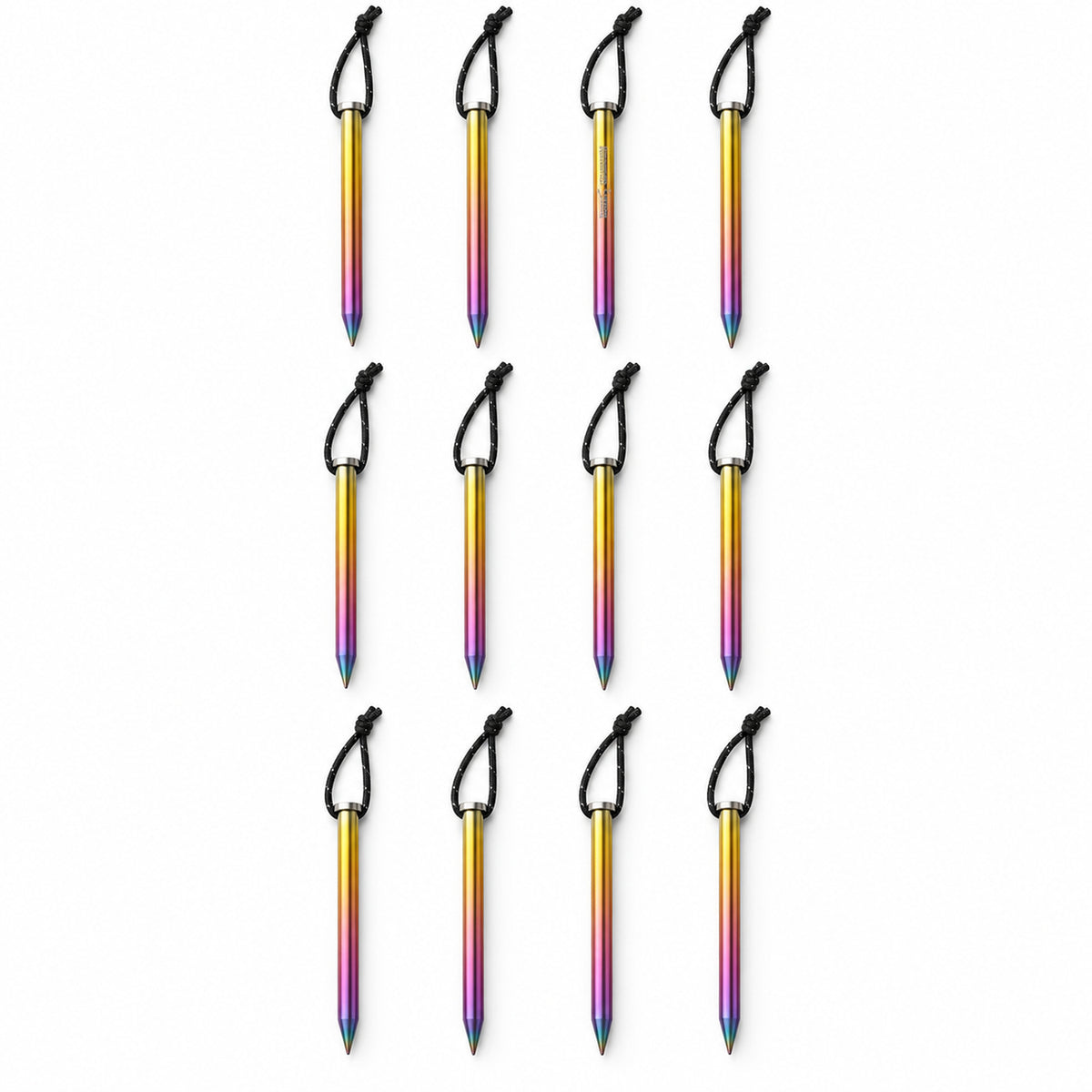 Moutain Spring Titanium Rainbow Peg Set