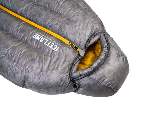 Iceflame Flame NXT mummy sleeping bag – hood close-up