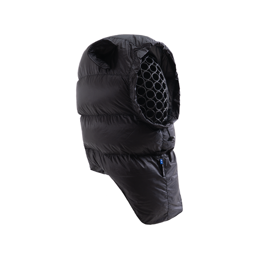Iceflame Hyperlite Down Hood black front