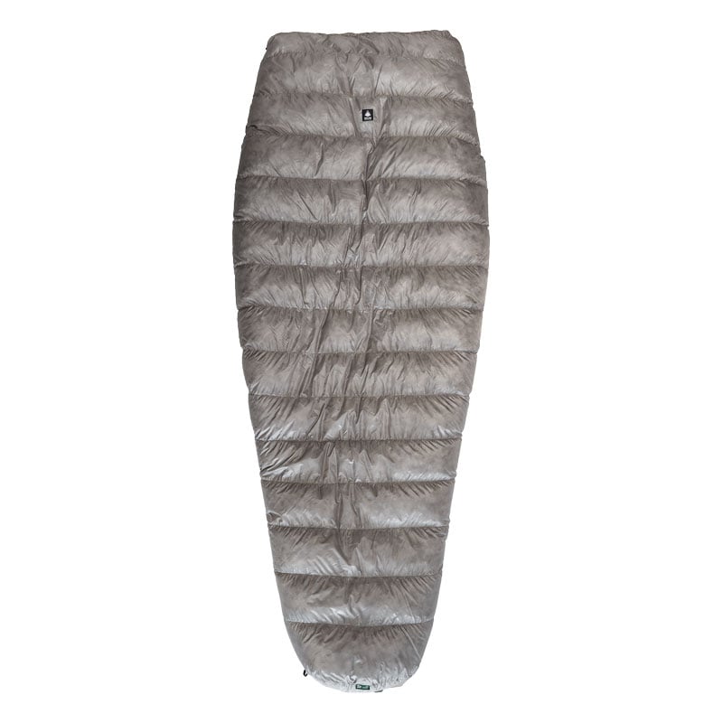 Iceflame Insulated Ultralight Down Quilt – yellow adjustment cord and toggle close-up