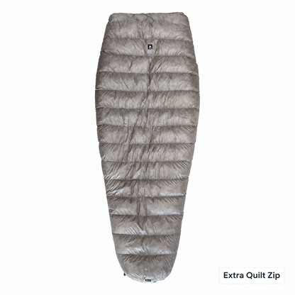 Iceflame Insulated Ultralight Down Quilt – shell fabric close-up