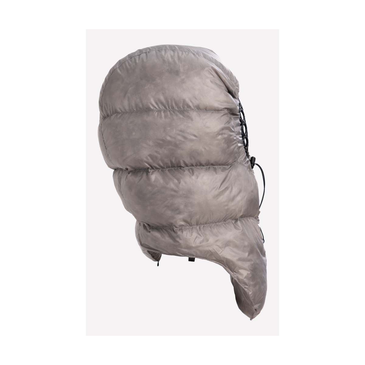 Iceflame Hyperlite Down Hood grey rear