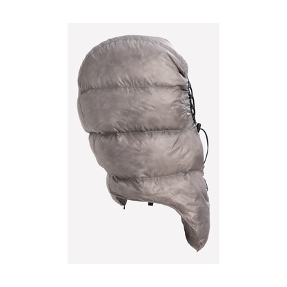 Iceflame Hyperlite Down Hood grey rear