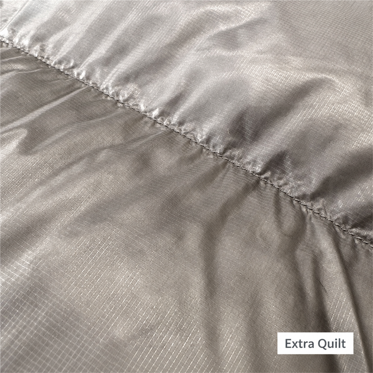 Iceflame Insulated Ultralight Down Quilt – gathered foot end