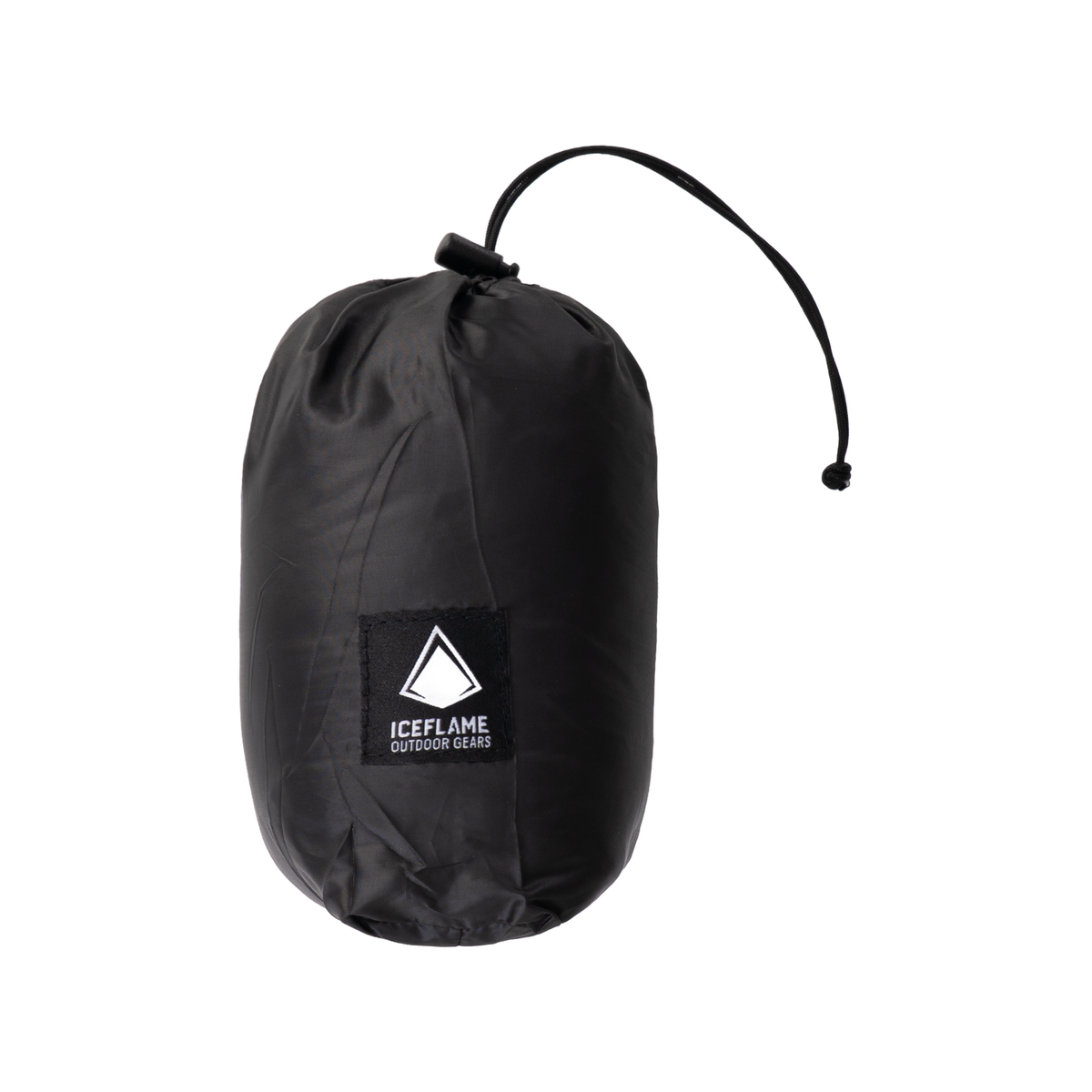 Iceflame Hyperlite Down Hood black stuff sack