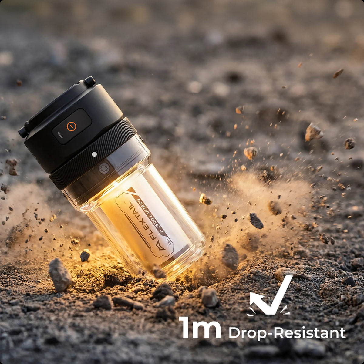Flextail Zero Lantern 1 metre drop resistance