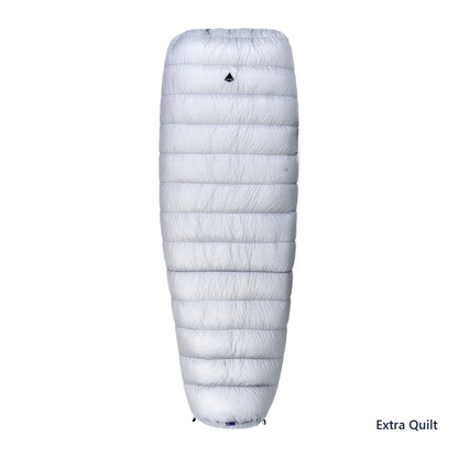 Iceflame Extra Quilt shown from above in a white product view