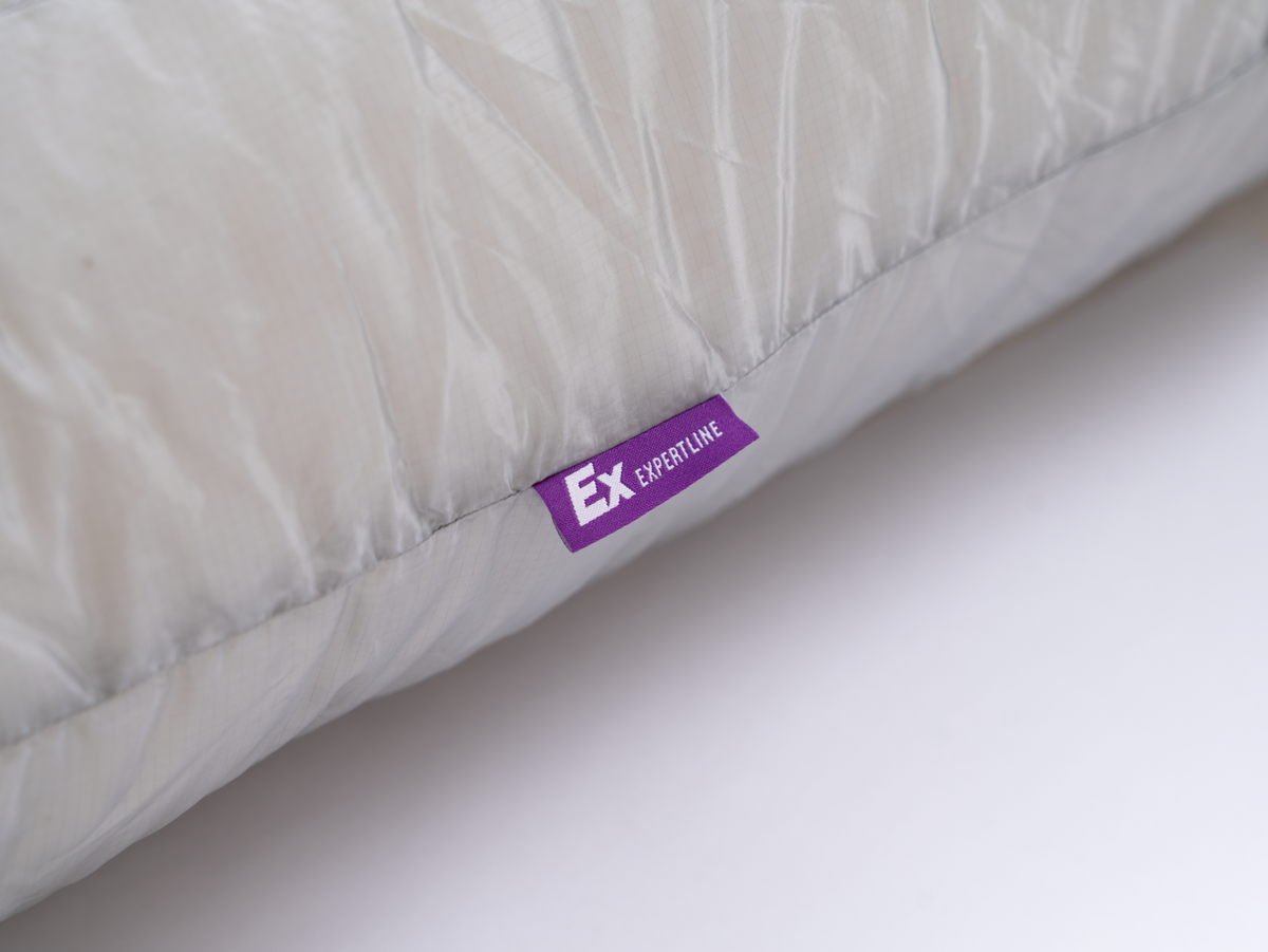 Iceflame Flame EX sleeping bag – Expertline label detail