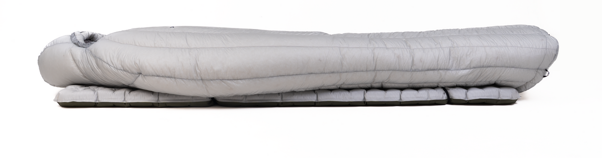 Iceflame Flame EX lightweight sleeping bag – side view