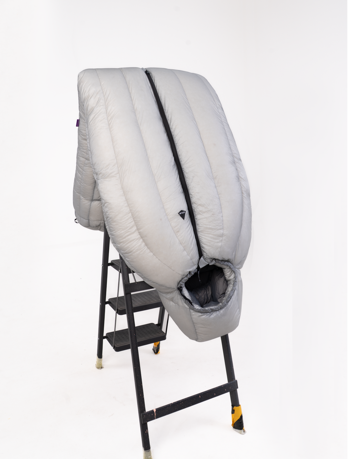 Iceflame Flame EX lightweight down sleeping bag – hanging view
