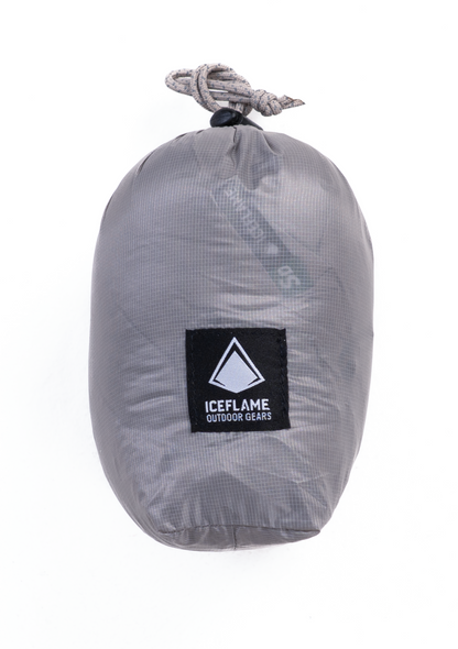 Iceflame down socks stuff sack – grey