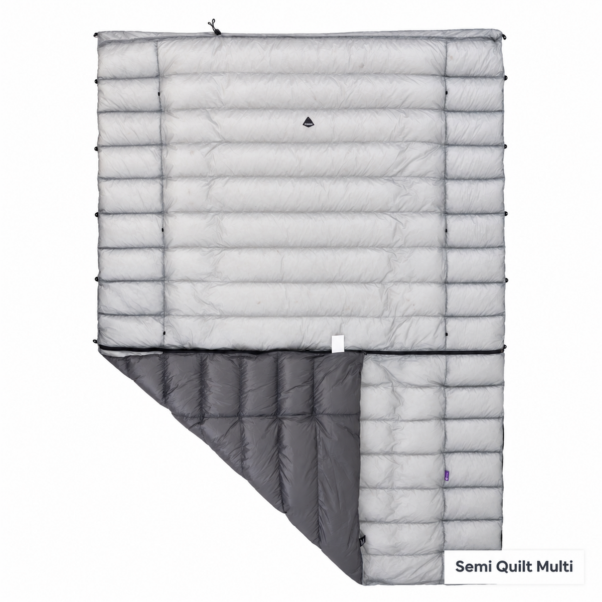 Iceflame Semi Quilt Multi used as a quilt for sleeping