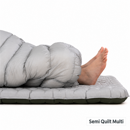 Iceflame Semi Quilt Multi foot area on a sleeping mat