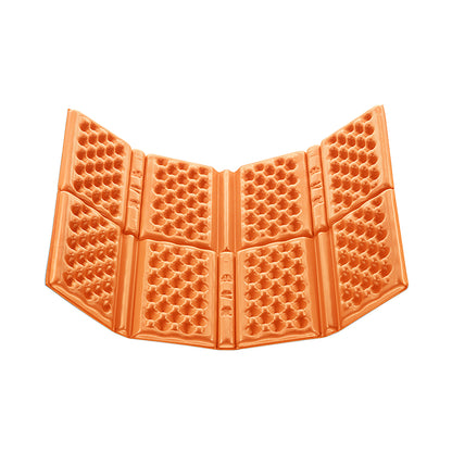 Mountain Spring ultralight folding foam mat – orange folded panels