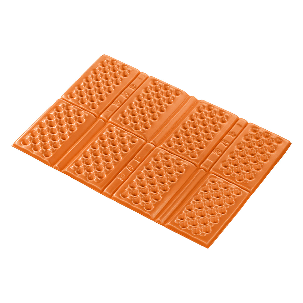 Mountain Spring ultralight folding foam mat – orange open view