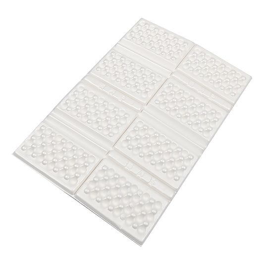 Mountain Spring hiking sit mat in closed-cell foam – white open panels