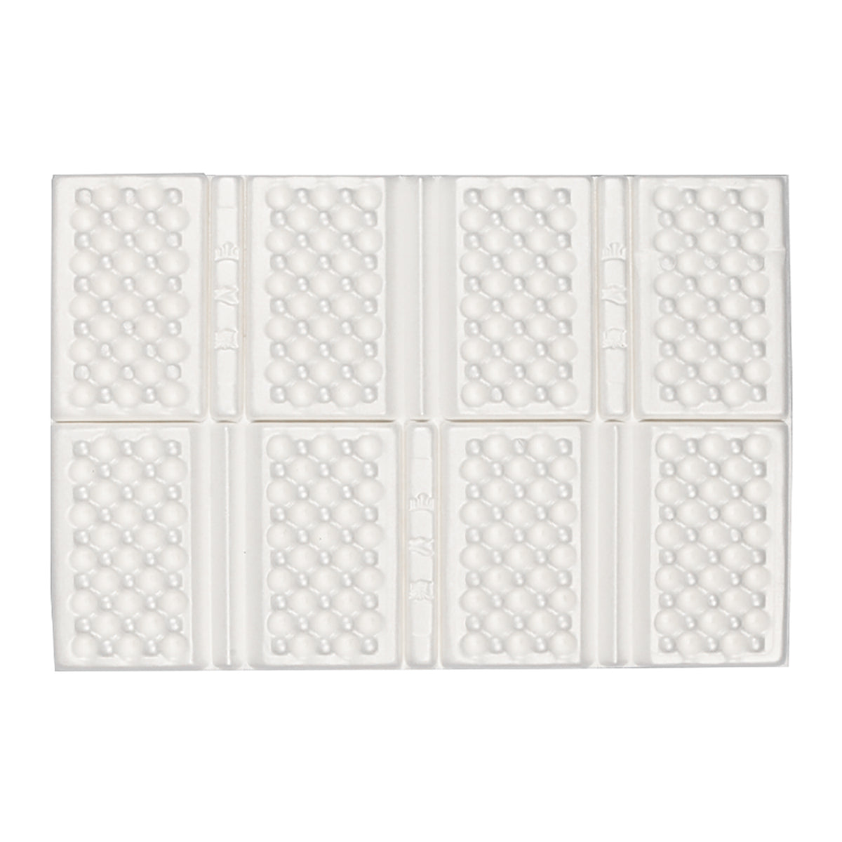 Mountain Spring hiking sit mat in closed-cell foam – white flat view