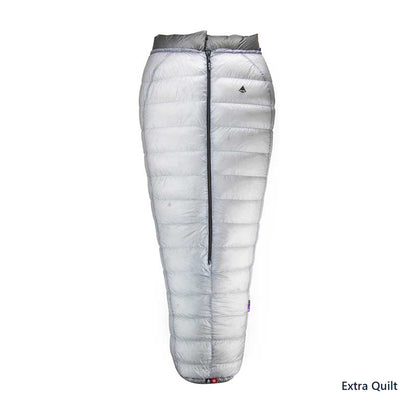 Iceflame Photon EX closed as a quilt sleeping bag
