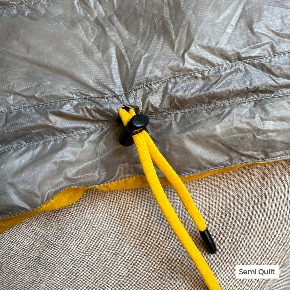 Iceflame Insulated Ultralight Down Quilt – Extra Quilt rear view