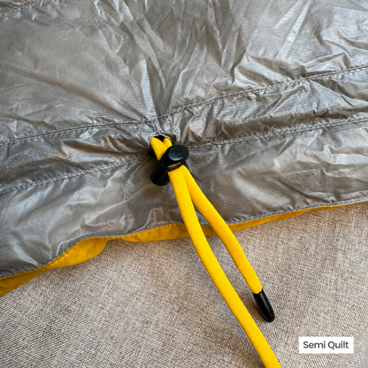 Iceflame Insulated Ultralight Down Quilt – Extra Quilt rear view