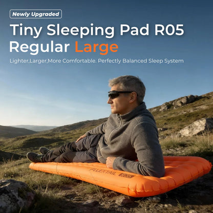 Flextail R05 sleeping pad outdoors