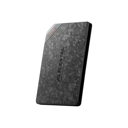 Angled front view of Flextail ZERO POWER 5000mAh power bank