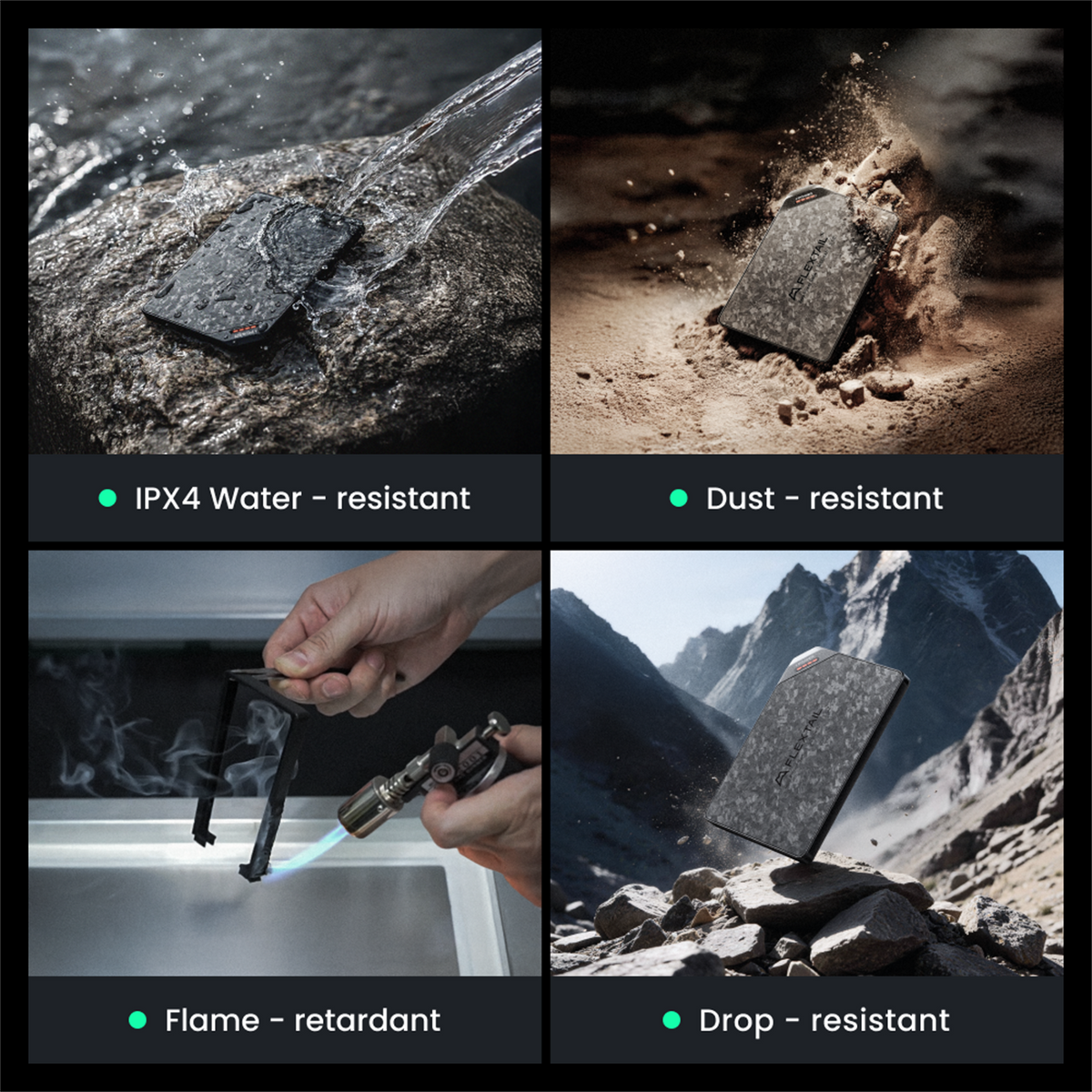 Flextail ZERO POWER outdoor resistance feature overview