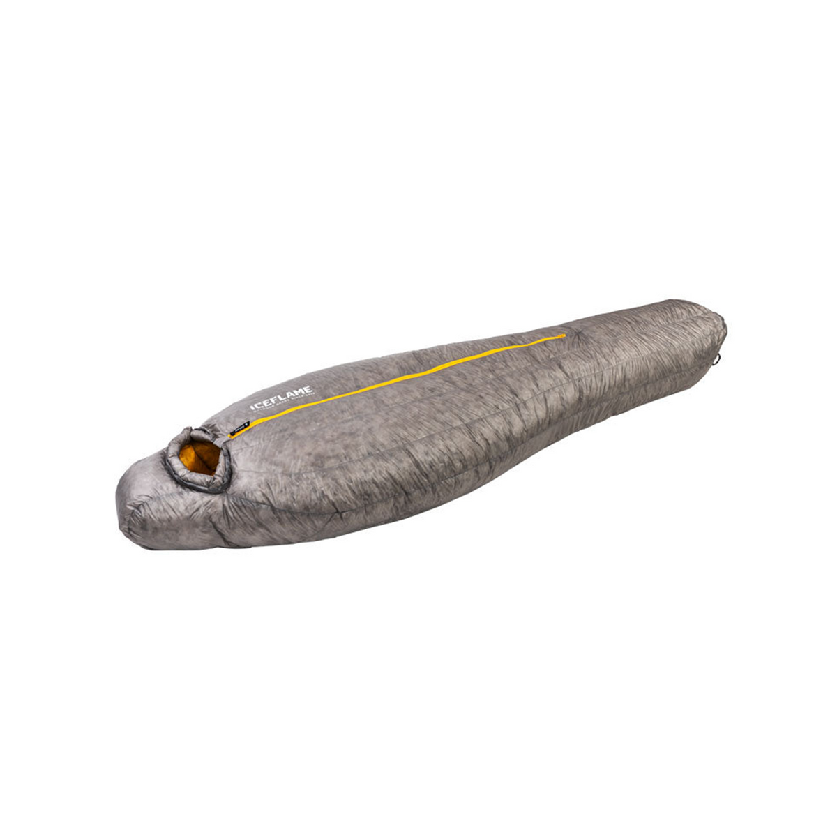 Iceflame Flame NXT down sleeping bag – grey exterior
