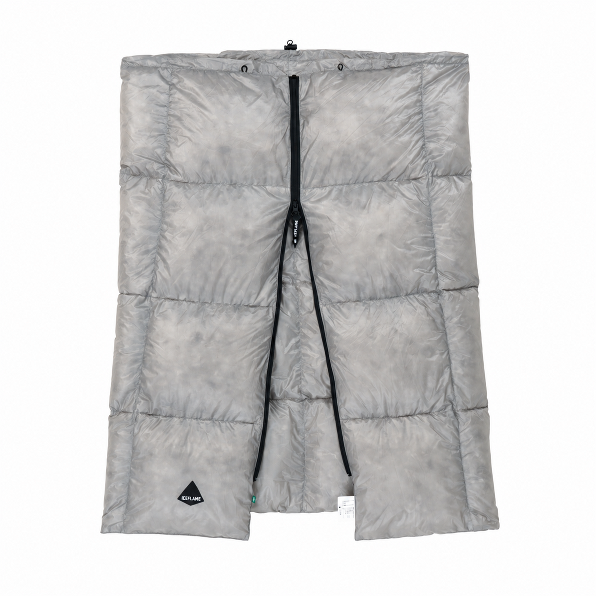 Iceflame NXT down blanket with centre zip and drawcords