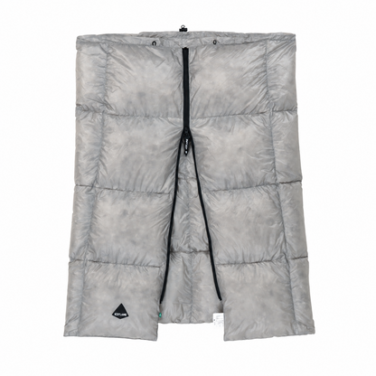 Iceflame NXT down blanket with centre zip and drawcords