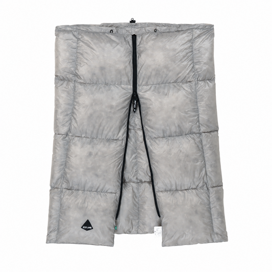 Iceflame NXT down blanket with centre zip and drawcords