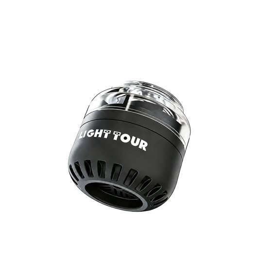 Light Tour ultralight air pump – black body with clear top