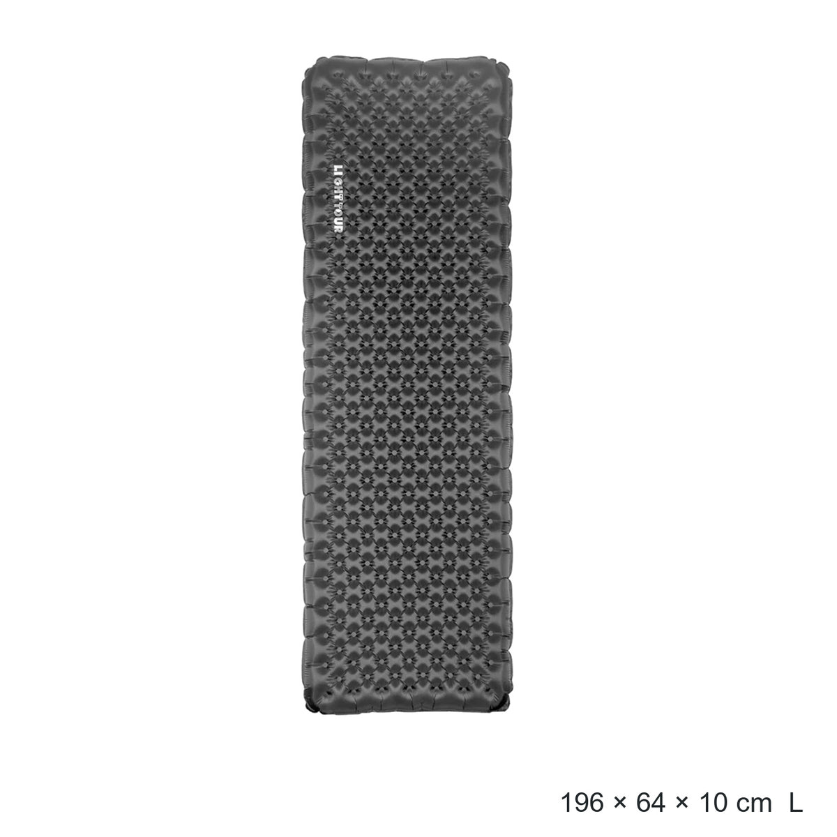 Light Tour sleeping pad R4.2, large 196 × 64 × 10 cm – labelled dimensions