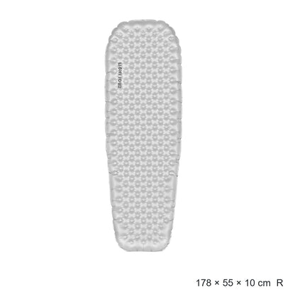 Light Tour R7.5 regular inflatable sleeping pad, 178 × 55 × 10 cm – labelled dimensions