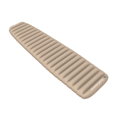 Mountain Spring UL R2M insulated sleeping mat in khaki, angled view