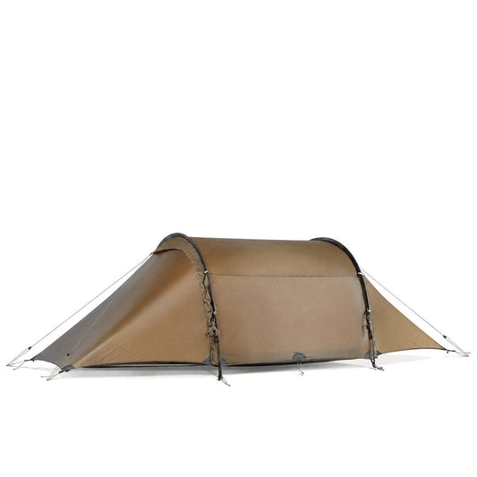 TFS Yoto Pro lightweight tunnel backpacking tent by TFS Tents – bronze exterior