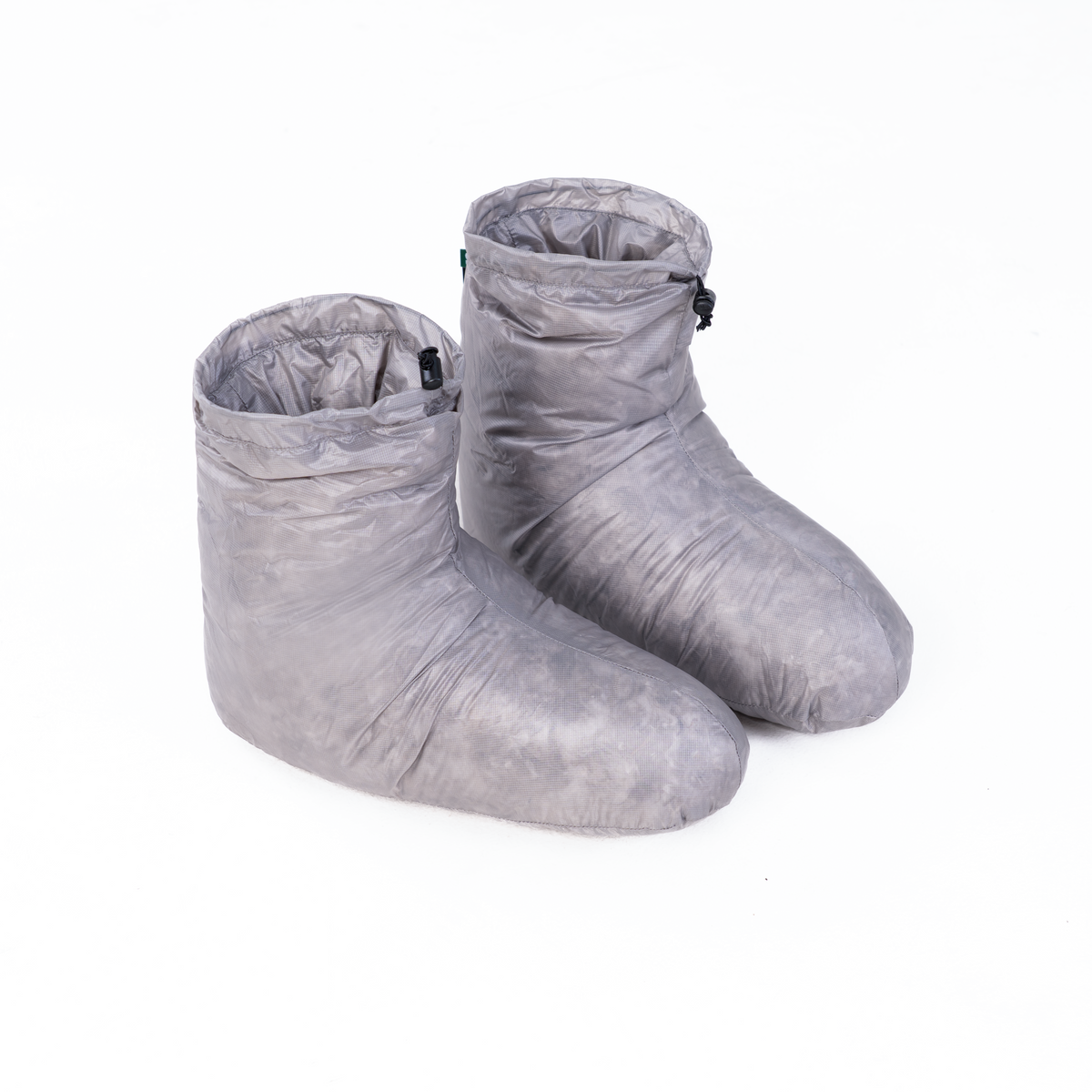 Iceflame down socks – grey pair front view
