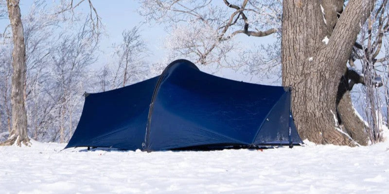 The Free Spirits Enran EU tunnel tent in snow
